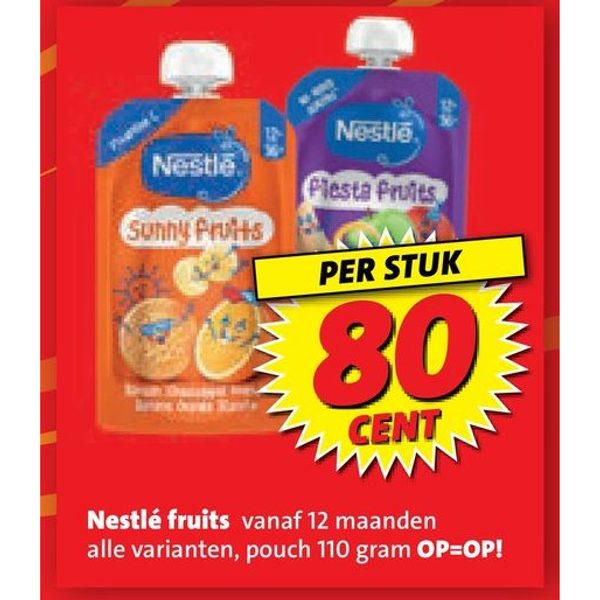 Sunny Fruits / Fiesta Fruits knijpfruit