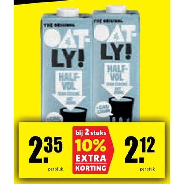 Haverdrink halfvol