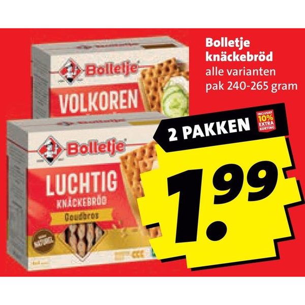 Bolletje knäckebröd