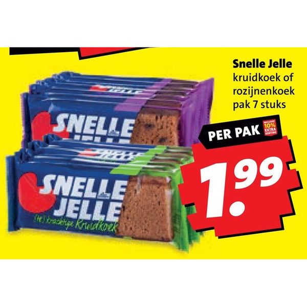 Snelle Jelle kruidkoek of rozijnenkoek