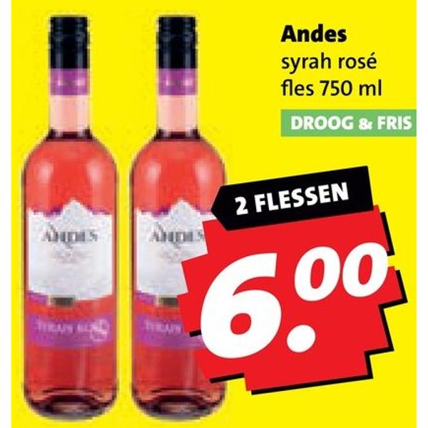 Andes syrah rosé