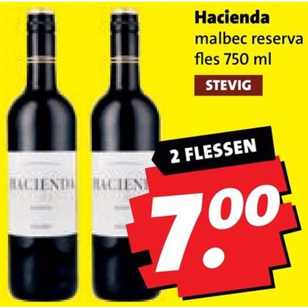 Hacienda malbec reserva