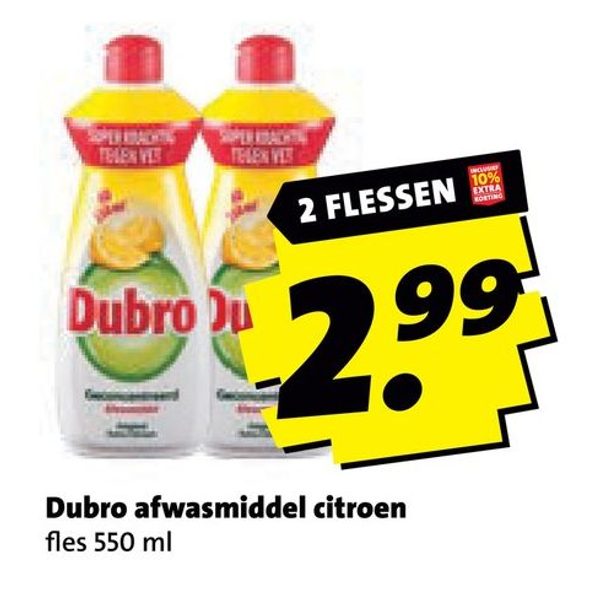 Dubro afwasmiddel citroen