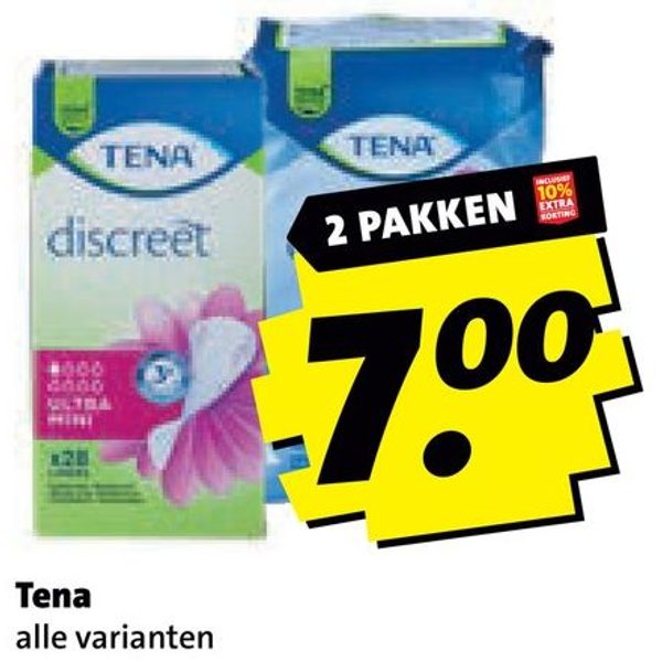 Discreet inlegkruisjes