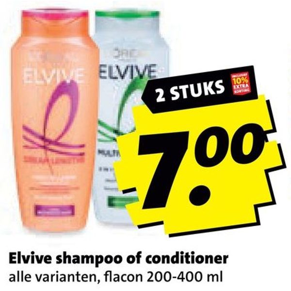 Elvive shampoo of conditioner
