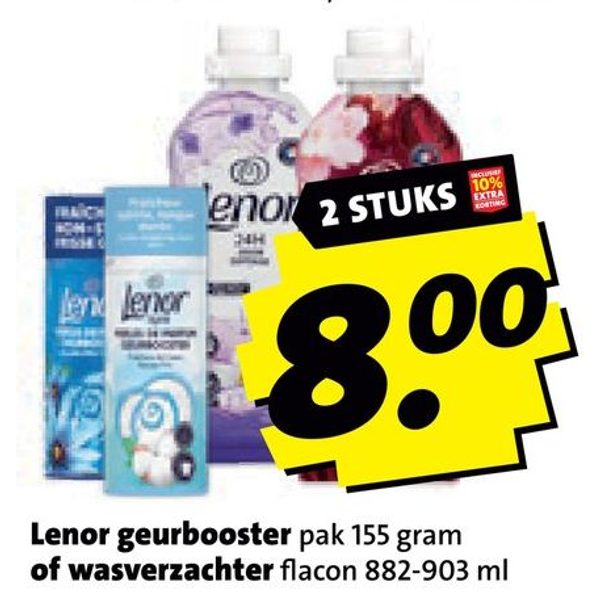 Lenor geurbooster of wasverzachter