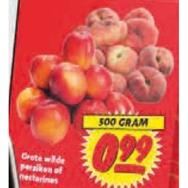 Grote wilde perziken of nectarines