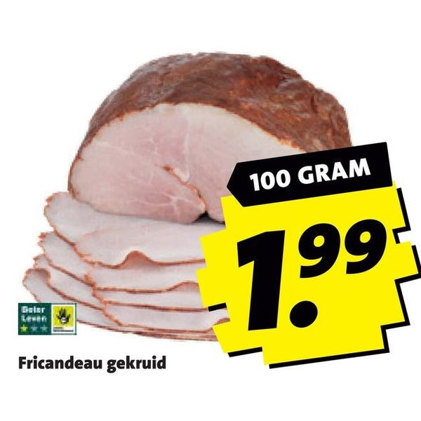 Fricandeau gekruid