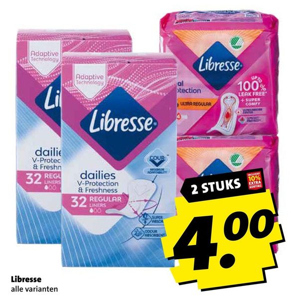 Libresse inlegkruisjes