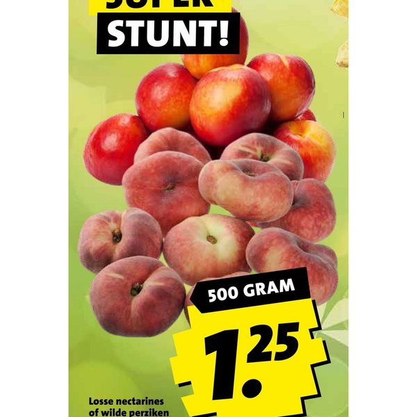 Losse nectarines of wilde perziken