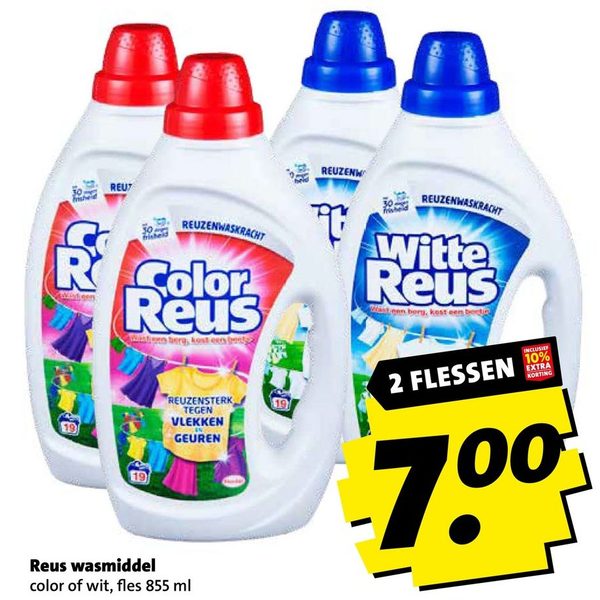 Reus wasmiddel color of wit