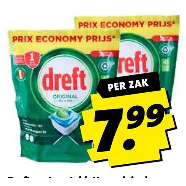 Dreft vaatwastabletten original all-in one