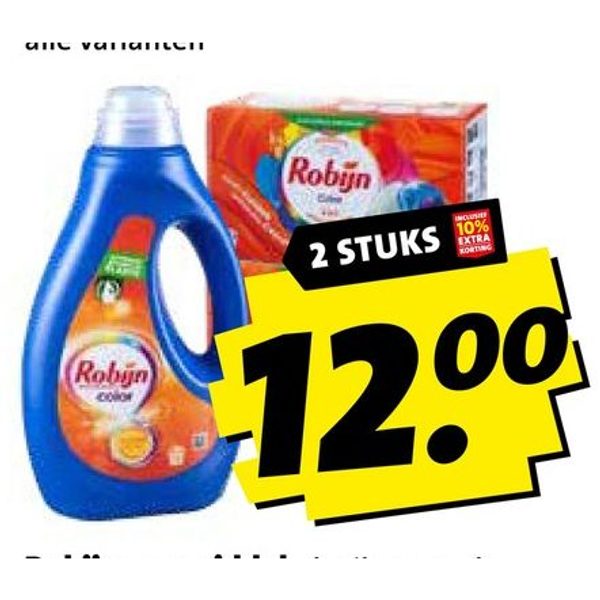 Robijn wasmiddel vloeibaar of pods