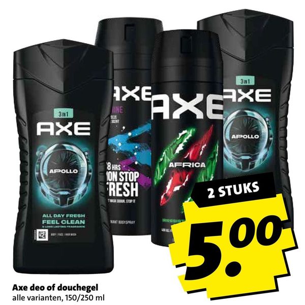 Axe deo of douchegel