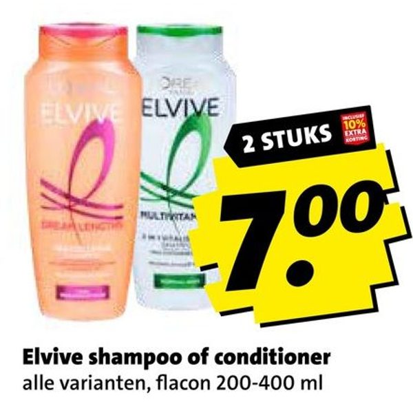 Elvive shampoo of conditioner