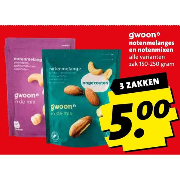 gwoon notenmelanges en notenmixen