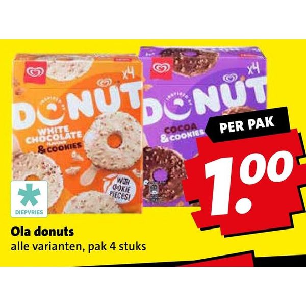 Ola donuts alle varianten