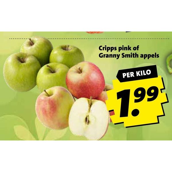 Cripps pink of Granny Smith appels
