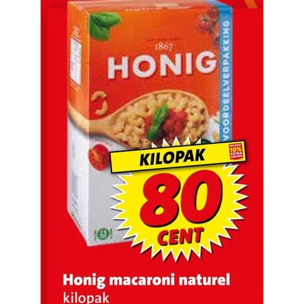 Honig macaroni naturel