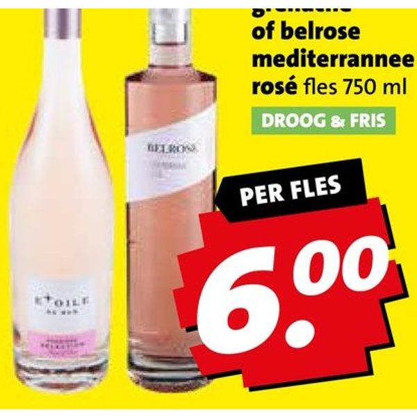 Etoile de rose of belrose mediterranee rosé