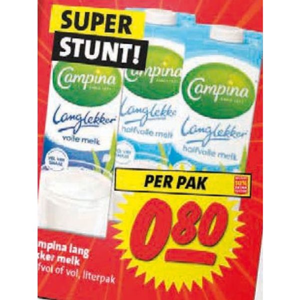 Campina Lang Lekker melk