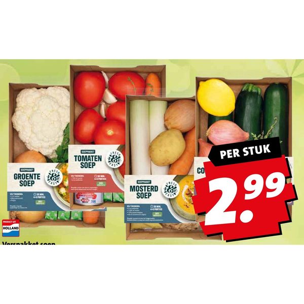 Verspakket soep