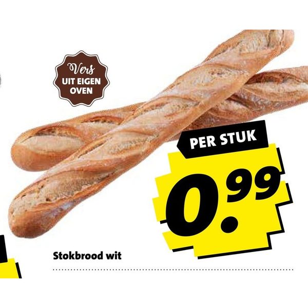 Stokbrood wit