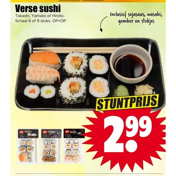 Verse sushi