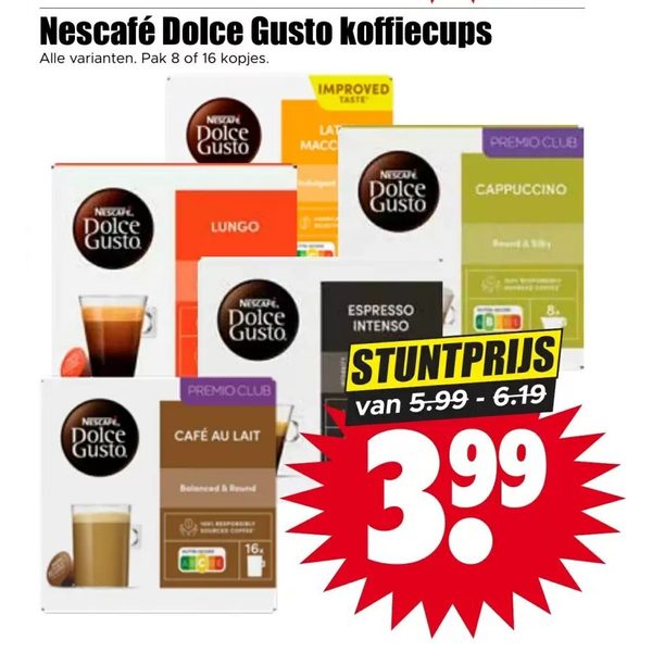 Nescafe Dolce Gusto koffiecups