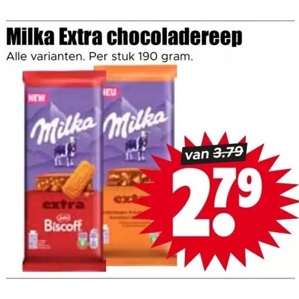 Milka Extra chocoladereep