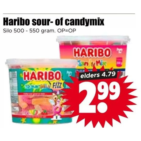 Haribo sour- of candymix