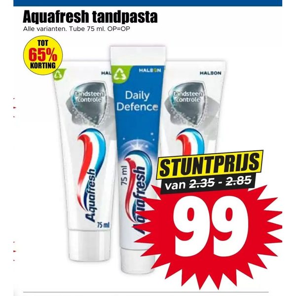 Aquafresh tandpasta
