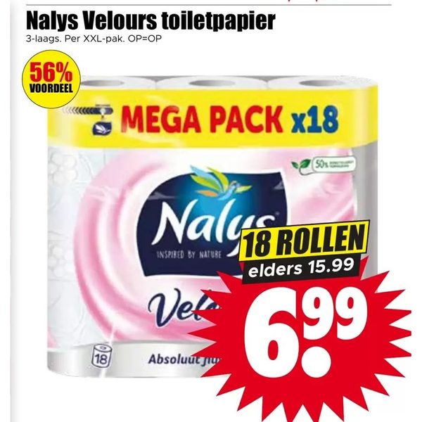Nalys Velours toiletpapier