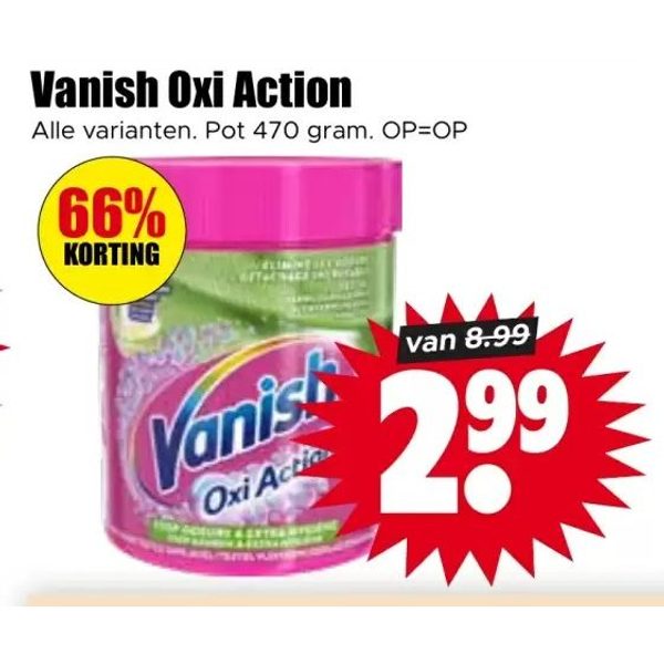 Vanish Oxi Action