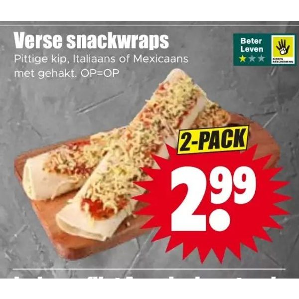 Verse snackwraps