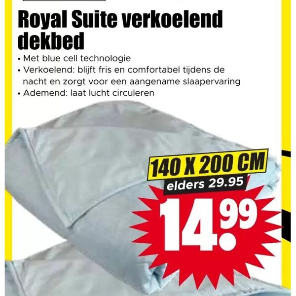 Royal Suite verkoelend dekbed 140x200cm
