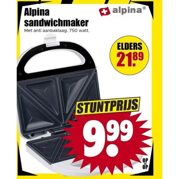 Alpina sandwichmaker