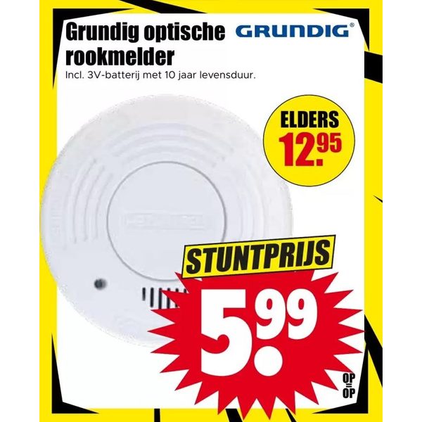 Grundig optische rookmelder