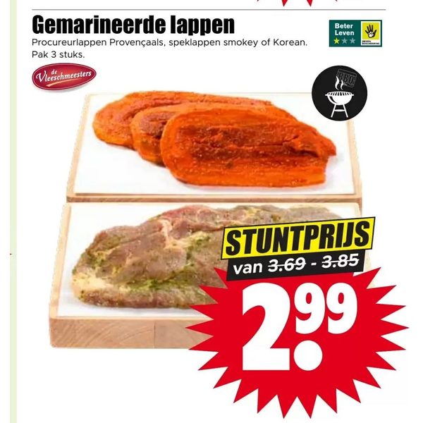 Gemarineerde lappen