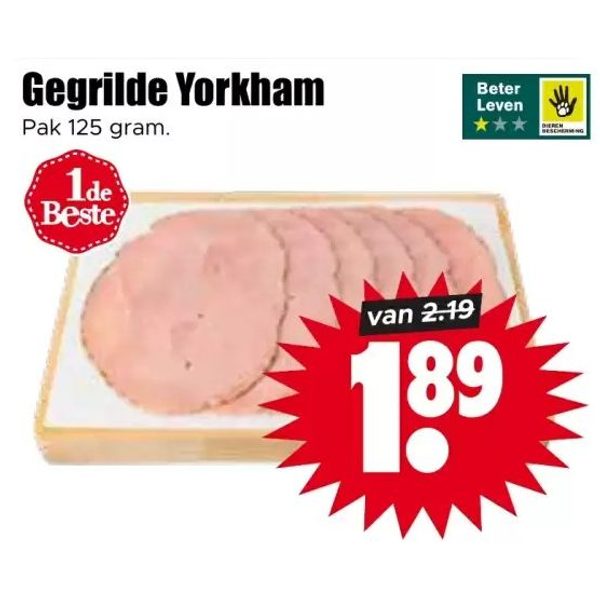 Gegrilde Yorkham