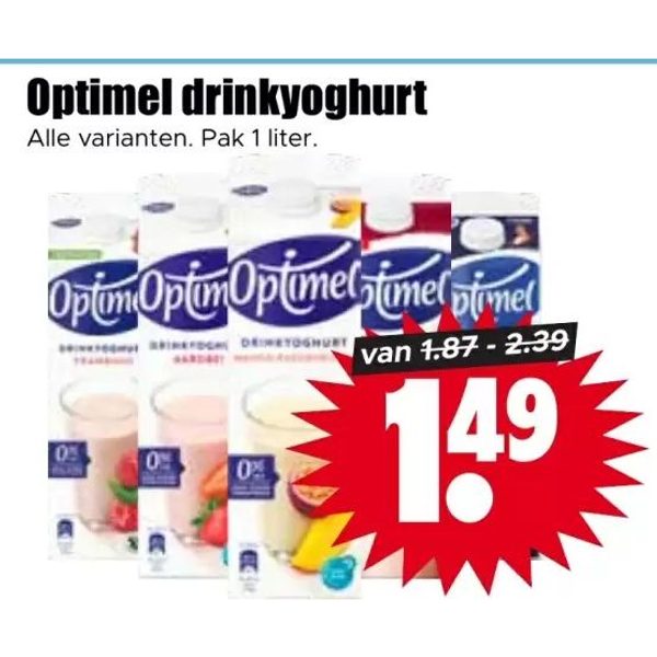 Optimel drinkyoghurt
