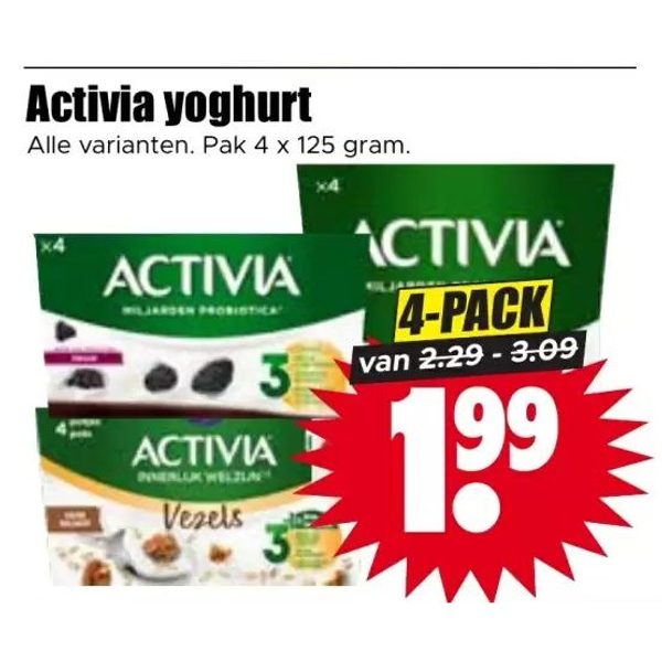 Activia yoghurt