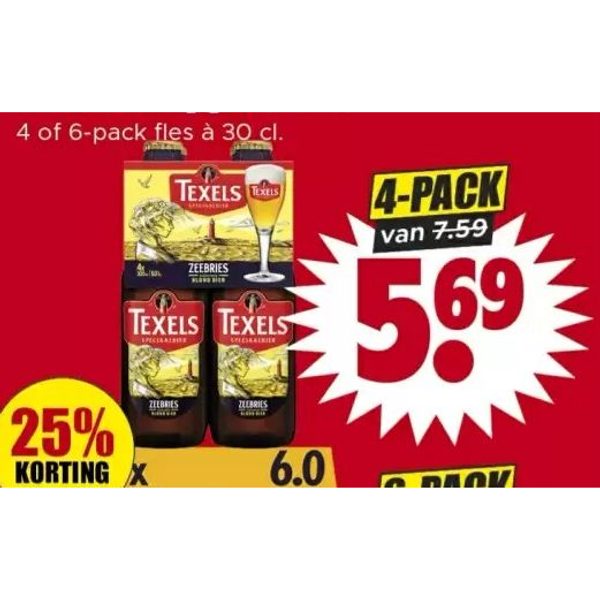 Texels Zeebries 4-pack