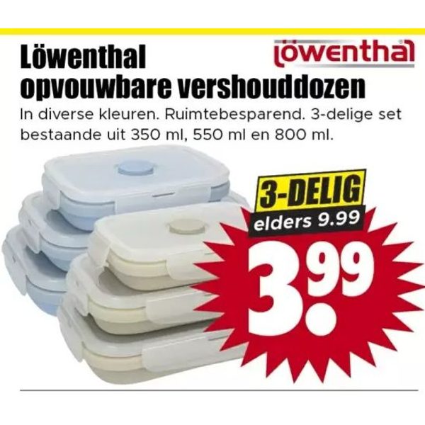 Löwenthal opvouwbare vershouddozen
