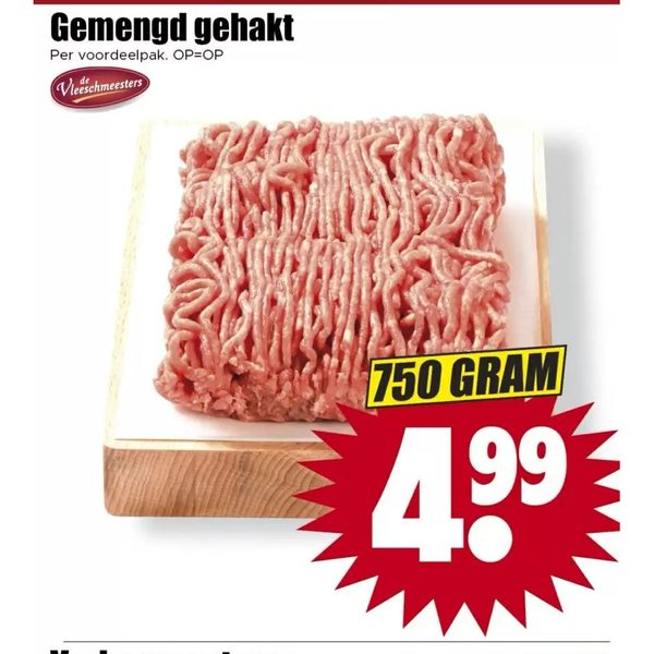 Gemengd gehakt