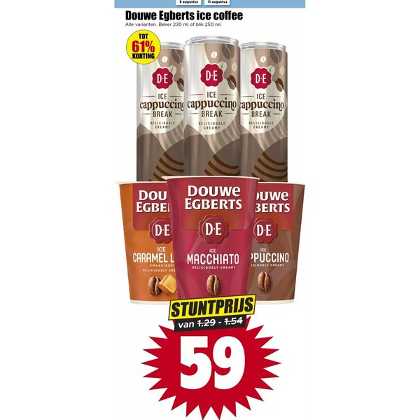 Douwe Egberts ice coffee