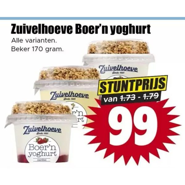 Zuivelhoeve Boer'n yoghurt