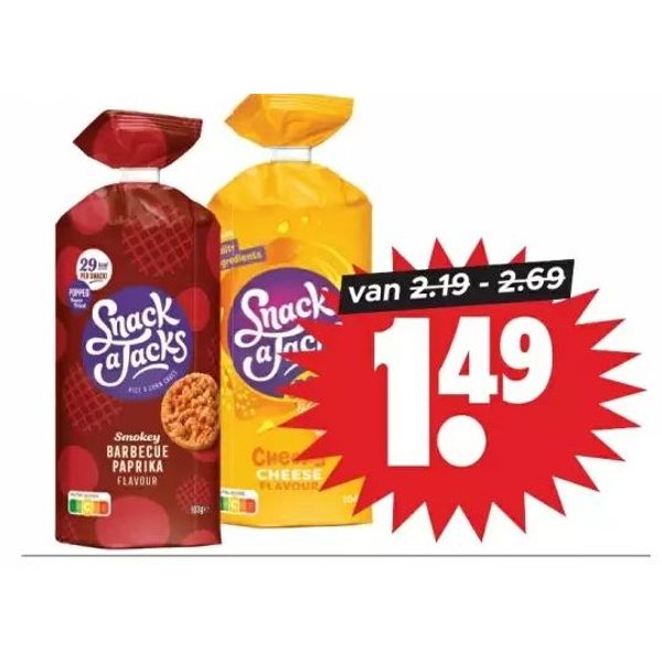 Snack a Jacks rijstwafels
