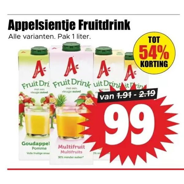Appelsientje Fruitdrink