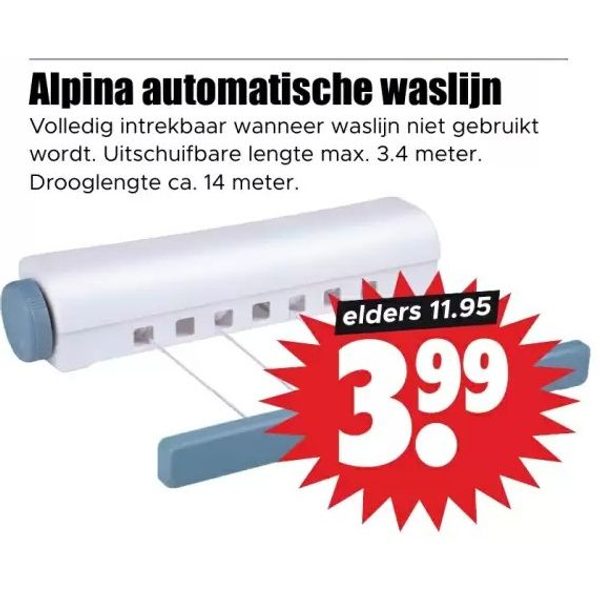 Alpina automatische waslijn